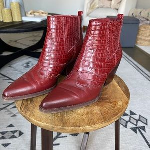 Sam Edelman Winona Western Bootie. Size 7.5 worn 3 times